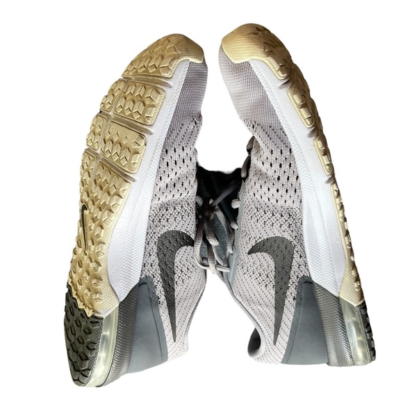 Nike Air Max Mens Flywire Running Shoes White Black Mesh size 8.5 - Picture 6 of 12